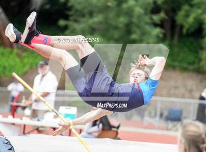 Thumbnail 1 in CIF NCS Track & Field Meet of Champions (Boys High Jump)  photogallery.