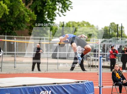 Thumbnail 1 in CIF NCS Track & Field Meet of Champions (Boys High Jump)  photogallery.