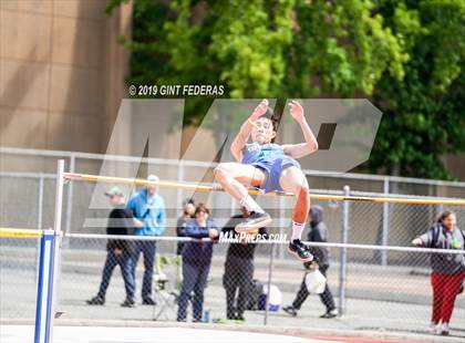 Thumbnail 1 in CIF NCS Track & Field Meet of Champions (Boys High Jump)  photogallery.