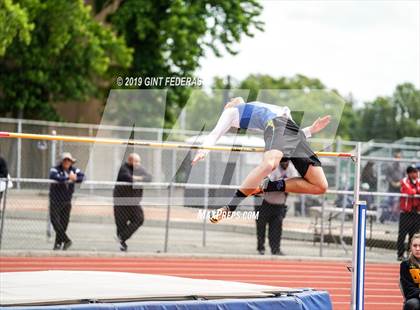 Thumbnail 1 in CIF NCS Track & Field Meet of Champions (Boys High Jump)  photogallery.