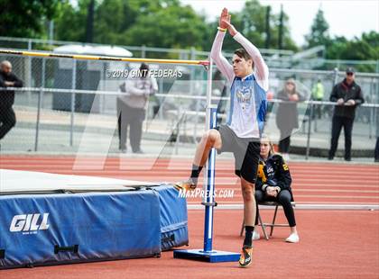 Thumbnail 1 in CIF NCS Track & Field Meet of Champions (Boys High Jump)  photogallery.