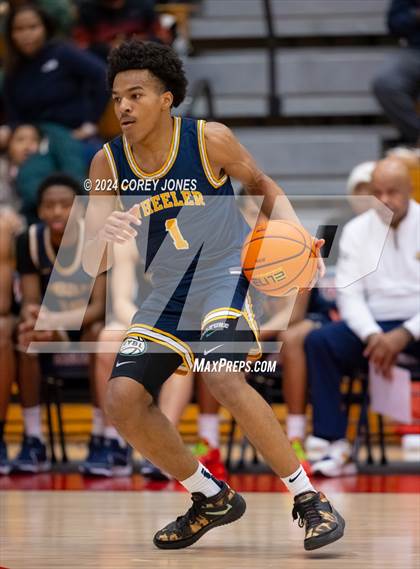 Thumbnail 3 in Wheeler vs Norcross (Nike Elite HS Showcase GA) photogallery.