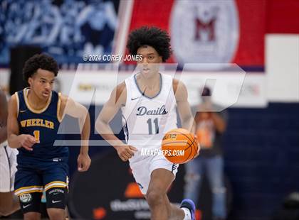 Thumbnail 3 in Wheeler vs Norcross (Nike Elite HS Showcase GA) photogallery.