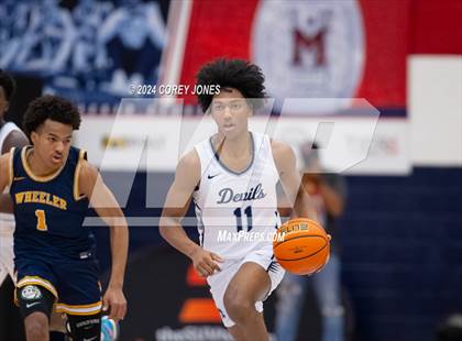 Thumbnail 2 in Wheeler vs Norcross (Nike Elite HS Showcase GA) photogallery.