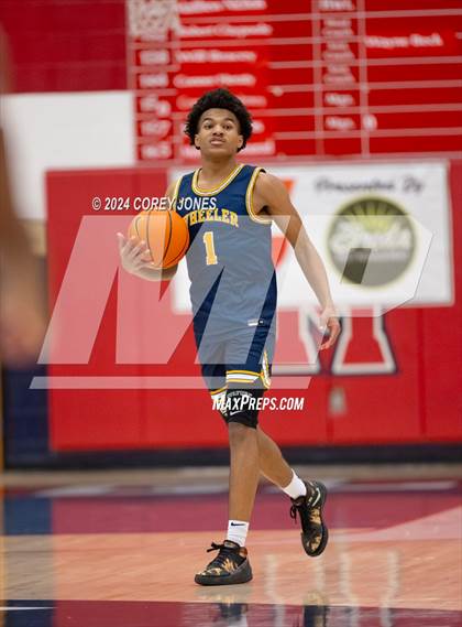 Thumbnail 2 in Wheeler vs Norcross (Nike Elite HS Showcase GA) photogallery.