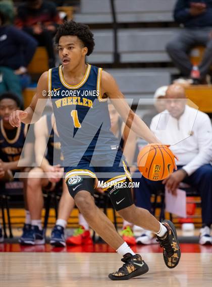 Thumbnail 2 in Wheeler vs Norcross (Nike Elite HS Showcase GA) photogallery.