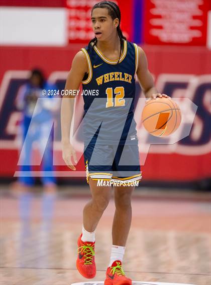 Thumbnail 1 in Wheeler vs Norcross (Nike Elite HS Showcase GA) photogallery.