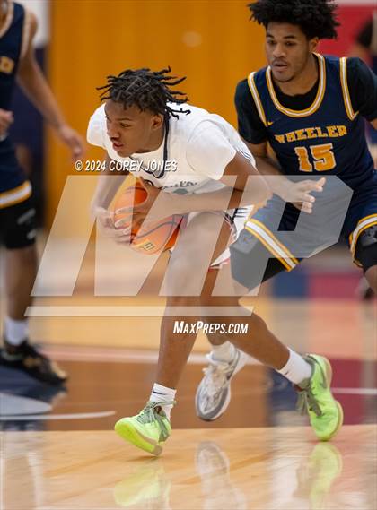 Thumbnail 3 in Wheeler vs Norcross (Nike Elite HS Showcase GA) photogallery.