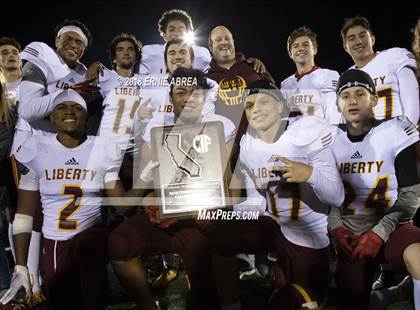 Thumbnail 2 in Liberty @ Valley Christian (CIF NorCal Regional Division 1-A Final) photogallery.