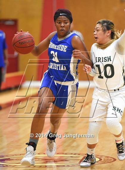 Thumbnail 2 in Brookside Christian vs. Sacred Heart Cathedral (Cardinal Newman Classic) photogallery.