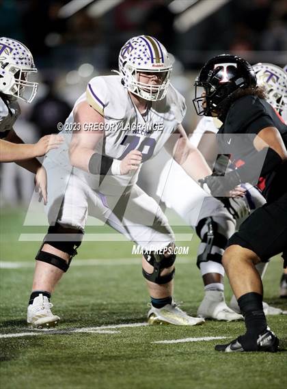 Thumbnail 3 in Timber Creek vs Trinity (UIL 6A Football Bi-District) photogallery.
