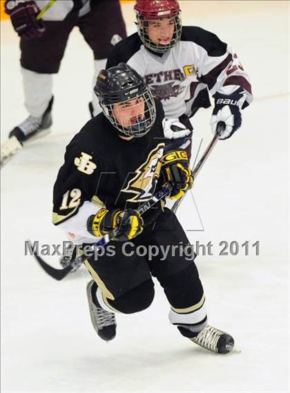Thumbnail 3 in Barlow vs. Brookfield/Bethel/Danbury (SWC Semifinal) photogallery.