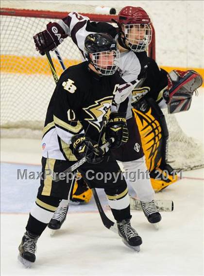 Thumbnail 1 in Barlow vs. Brookfield/Bethel/Danbury (SWC Semifinal) photogallery.