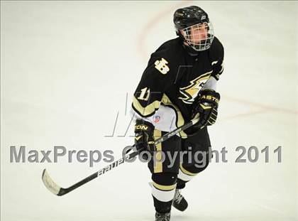Thumbnail 2 in Barlow vs. Brookfield/Bethel/Danbury (SWC Semifinal) photogallery.