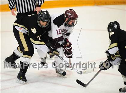 Thumbnail 2 in Barlow vs. Brookfield/Bethel/Danbury (SWC Semifinal) photogallery.