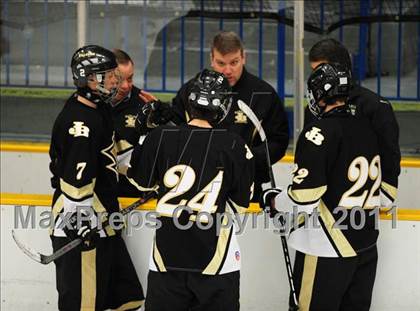 Thumbnail 2 in Barlow vs. Brookfield/Bethel/Danbury (SWC Semifinal) photogallery.