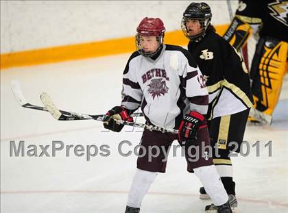 Thumbnail 2 in Barlow vs. Brookfield/Bethel/Danbury (SWC Semifinal) photogallery.