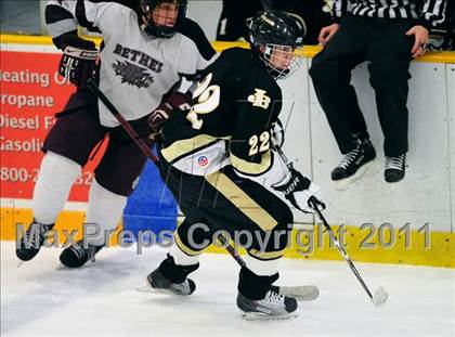 Thumbnail 2 in Barlow vs. Brookfield/Bethel/Danbury (SWC Semifinal) photogallery.