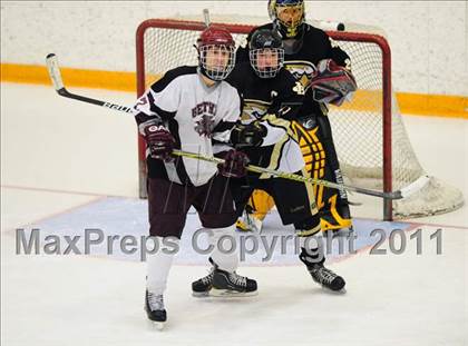 Thumbnail 1 in Barlow vs. Brookfield/Bethel/Danbury (SWC Semifinal) photogallery.