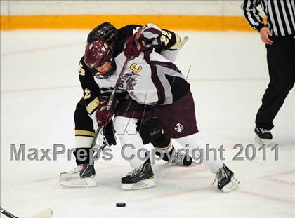 Thumbnail 1 in Barlow vs. Brookfield/Bethel/Danbury (SWC Semifinal) photogallery.