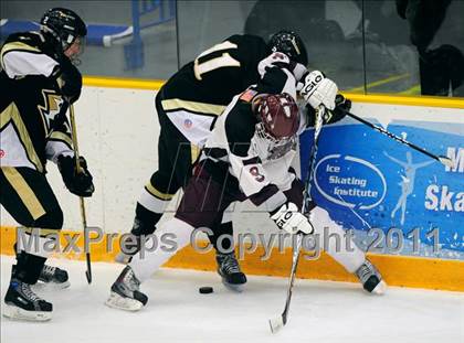 Thumbnail 1 in Barlow vs. Brookfield/Bethel/Danbury (SWC Semifinal) photogallery.