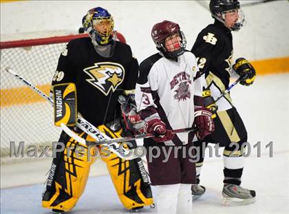 Thumbnail 3 in Barlow vs. Brookfield/Bethel/Danbury (SWC Semifinal) photogallery.
