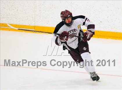 Thumbnail 1 in Barlow vs. Brookfield/Bethel/Danbury (SWC Semifinal) photogallery.