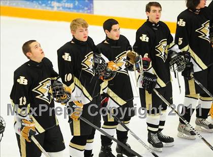 Thumbnail 2 in Barlow vs. Brookfield/Bethel/Danbury (SWC Semifinal) photogallery.