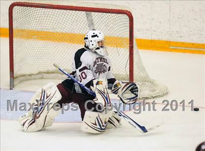 Thumbnail 2 in Barlow vs. Brookfield/Bethel/Danbury (SWC Semifinal) photogallery.