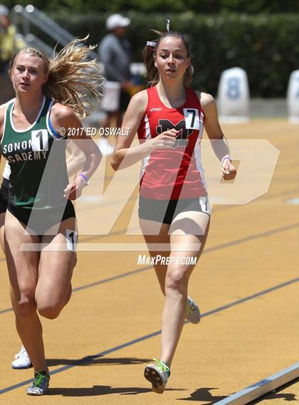 Thumbnail 1 in CIF NCS Masters Track and Field (1600 Meters) photogallery.