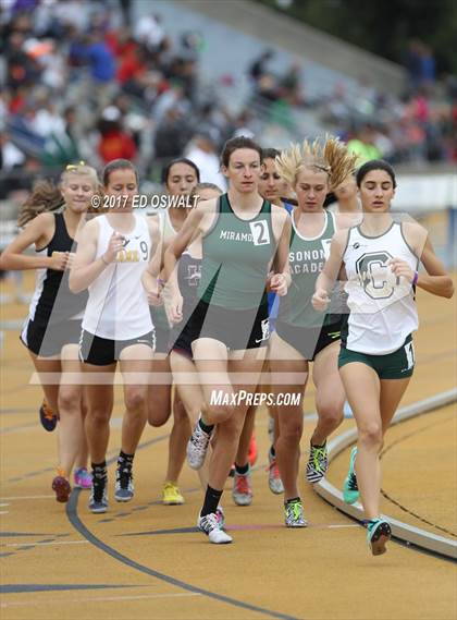 Thumbnail 1 in CIF NCS Masters Track and Field (1600 Meters) photogallery.