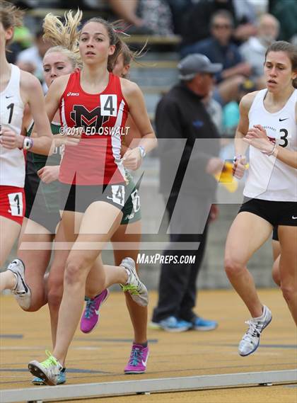 Thumbnail 1 in CIF NCS Masters Track and Field (1600 Meters) photogallery.