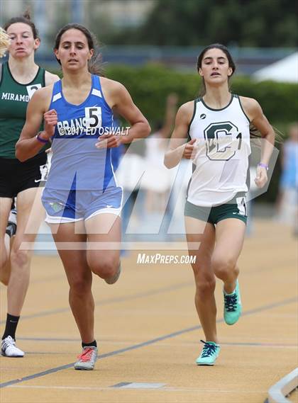 Thumbnail 2 in CIF NCS Masters Track and Field (1600 Meters) photogallery.