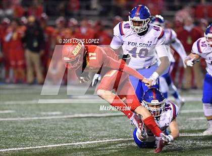 Thumbnail 3 in Folsom @ Cathedral Catholic (CIF State Division 1AA Championship) photogallery.