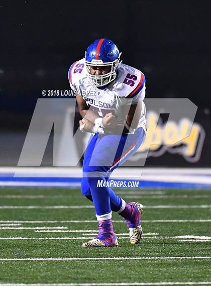 Thumbnail 2 in Folsom @ Cathedral Catholic (CIF State Division 1AA Championship) photogallery.