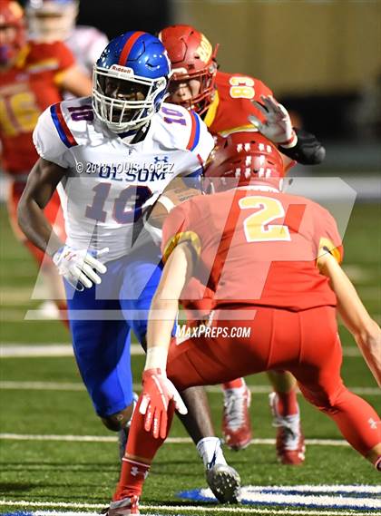 Thumbnail 1 in Folsom @ Cathedral Catholic (CIF State Division 1AA Championship) photogallery.