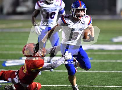 Thumbnail 3 in Folsom @ Cathedral Catholic (CIF State Division 1AA Championship) photogallery.