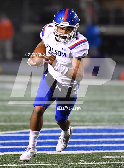 Thumbnail 2 in Folsom @ Cathedral Catholic (CIF State Division 1AA Championship) photogallery.