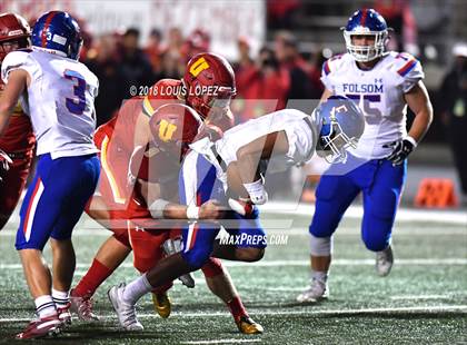 Thumbnail 3 in Folsom @ Cathedral Catholic (CIF State Division 1AA Championship) photogallery.