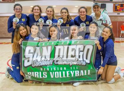 Thumbnail 1 in Mater Dei Catholic vs. Tri-City Christian (CIF SDS D3 Finals) photogallery.