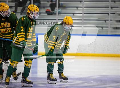 Thumbnail 1 in Lumen Christi Catholic @ Catholic Central (MHSAA D3 Regional 2nd Round Playoff) photogallery.