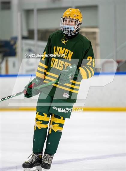 Thumbnail 2 in Lumen Christi Catholic @ Catholic Central (MHSAA D3 Regional 2nd Round Playoff) photogallery.