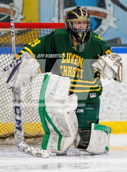 Thumbnail 3 in Lumen Christi Catholic @ Catholic Central (MHSAA D3 Regional 2nd Round Playoff) photogallery.