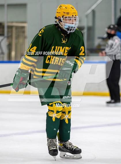 Thumbnail 1 in Lumen Christi Catholic @ Catholic Central (MHSAA D3 Regional 2nd Round Playoff) photogallery.