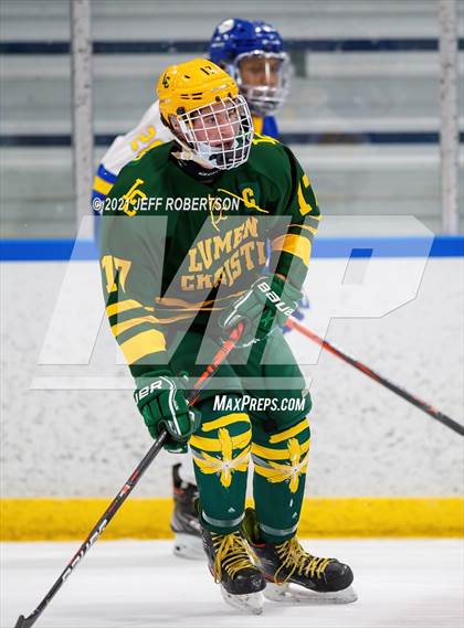 Thumbnail 2 in Lumen Christi Catholic @ Catholic Central (MHSAA D3 Regional 2nd Round Playoff) photogallery.