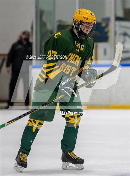 Thumbnail 2 in Lumen Christi Catholic @ Catholic Central (MHSAA D3 Regional 2nd Round Playoff) photogallery.