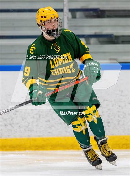 Thumbnail 3 in Lumen Christi Catholic @ Catholic Central (MHSAA D3 Regional 2nd Round Playoff) photogallery.