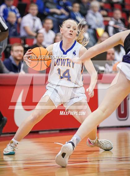 Thumbnail 1 in Spring Creek vs. Lowry (NIAA Class 3A State Girls Final) photogallery.