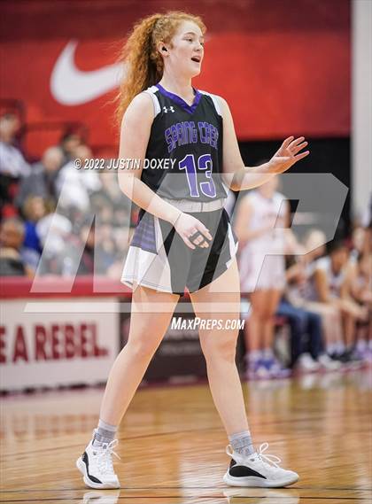 Thumbnail 2 in Spring Creek vs. Lowry (NIAA Class 3A State Girls Final) photogallery.