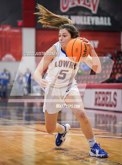 Thumbnail 2 in Spring Creek vs. Lowry (NIAA Class 3A State Girls Final) photogallery.